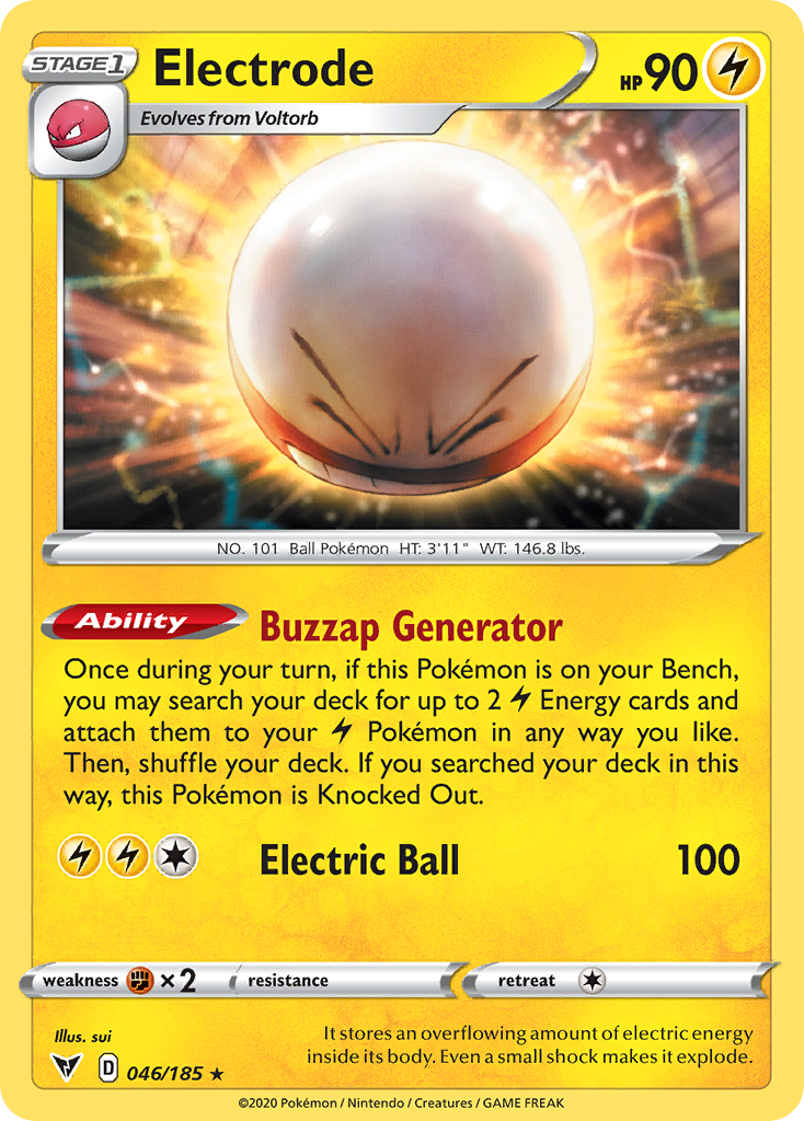 Vivid Voltage Holo Electrode #46/185